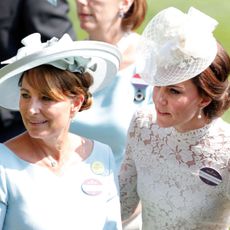 The Princess of Wales and Carole Middleton attend Royal Ascot in 2017