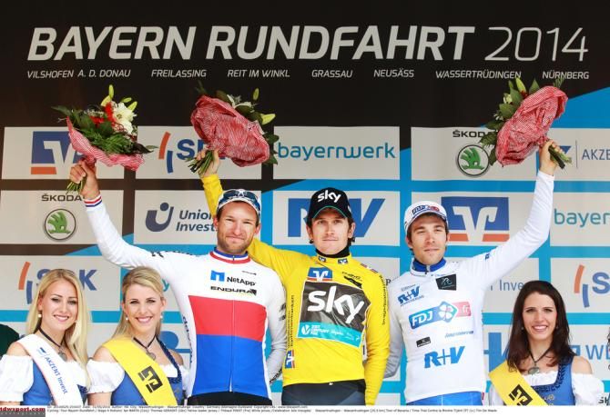 The top three on the stage