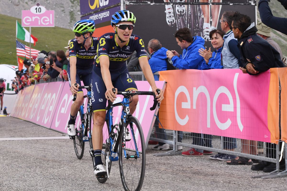 Jai Hindley and Lucas Hamilton go one-two for Mitchelton-Scott