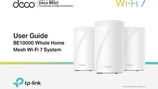 TP-Link Deco BE63 app screen shot