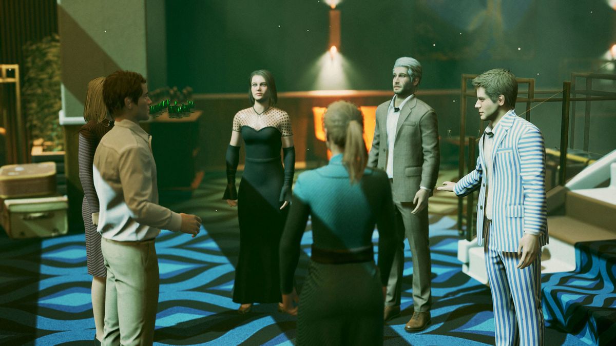 A screenshot from social deduction game First Class Trouble