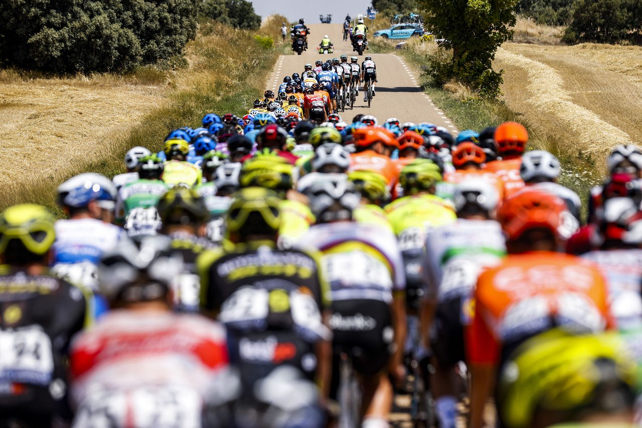 Vuelta a Burgos 2020 - 42th Edition - 2nd stage Castrojeriz - Villadiego 168 km - 29/07/2020 - Scenery - Peloton - photo Luis Angel Gomez/BettiniPhoto&Acirc;&copy;2020