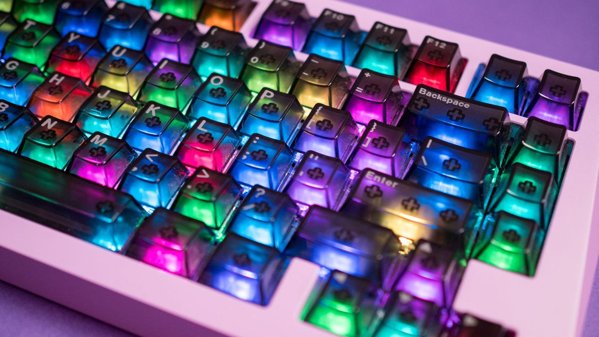 Angry Miao Cyberboard R4's key showcase