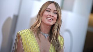 Olivia Wilde on the red carpet for Don't Worry Darling at Venice Film Festival in September 2022
