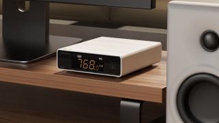 Topping E50 II white on desk