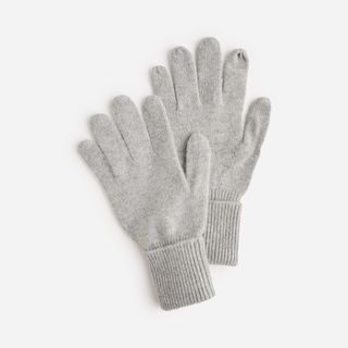 Cashmere tech-touch gloves