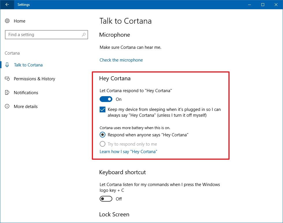 How To Manage Cortana Settings On The Windows 10 Fall Creators Update Windows Central 8935