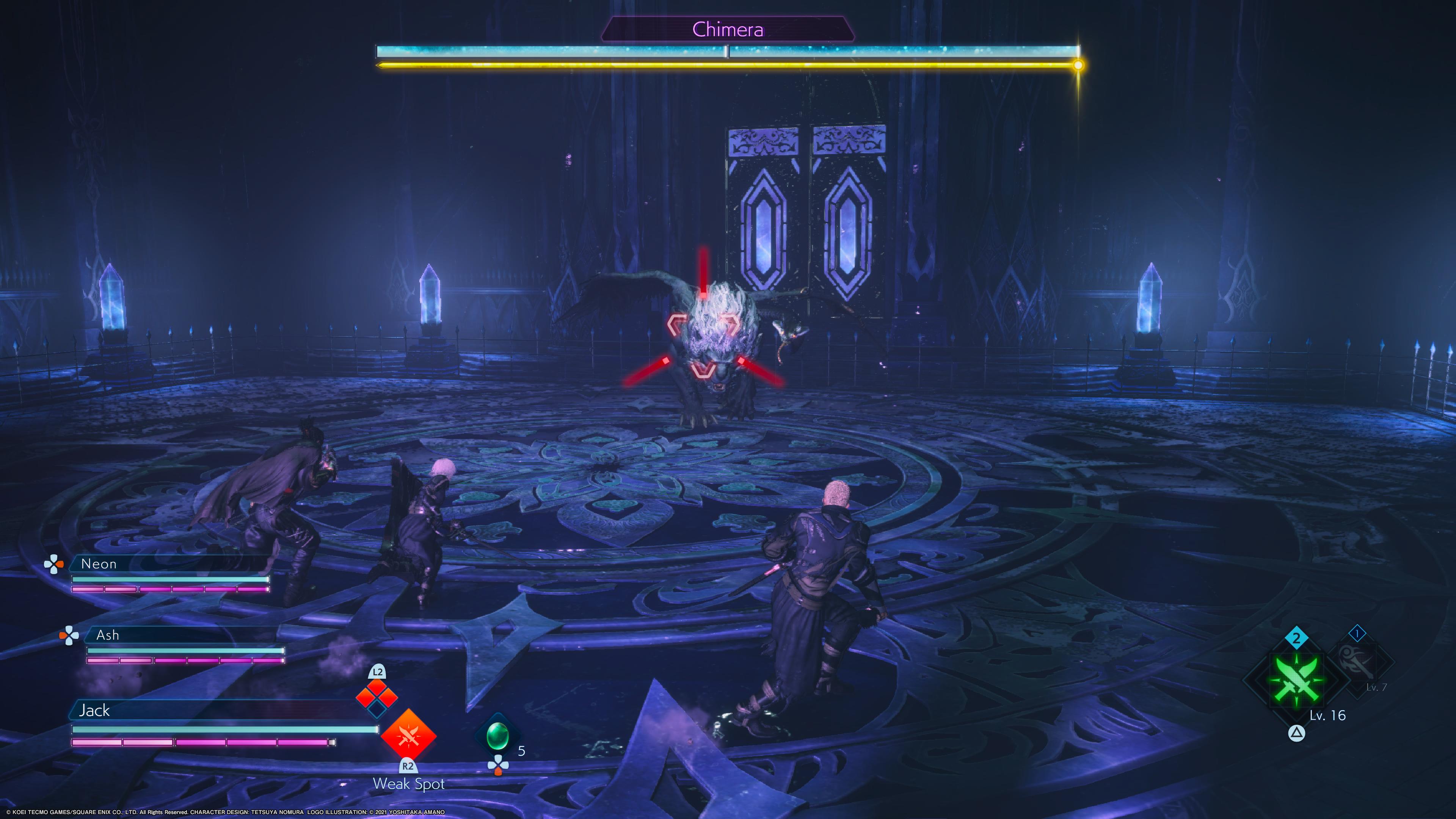 Strangers of Paradise: Final Fantasy Origin Chimera Boss