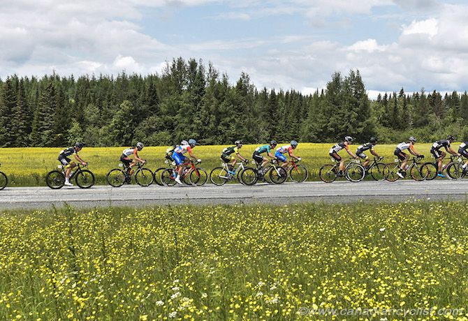 The riders could enjoy some stunning scenery