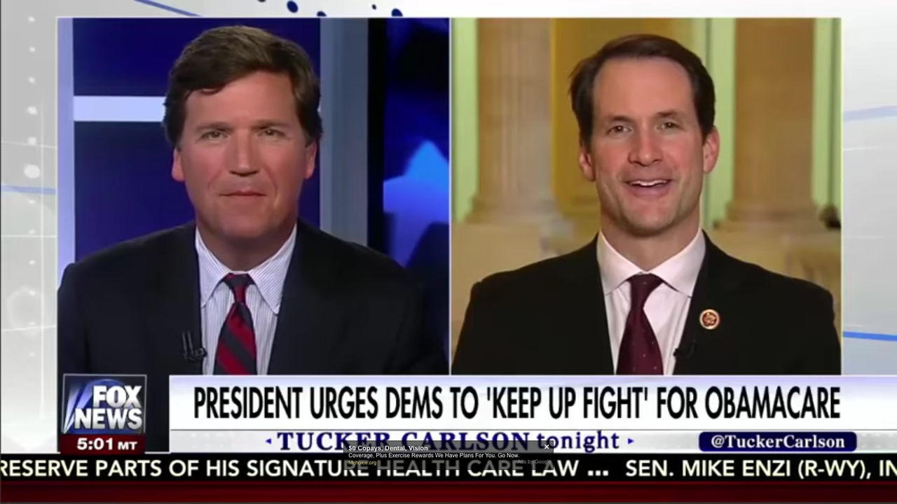 Tucker Carlson on Fox News.