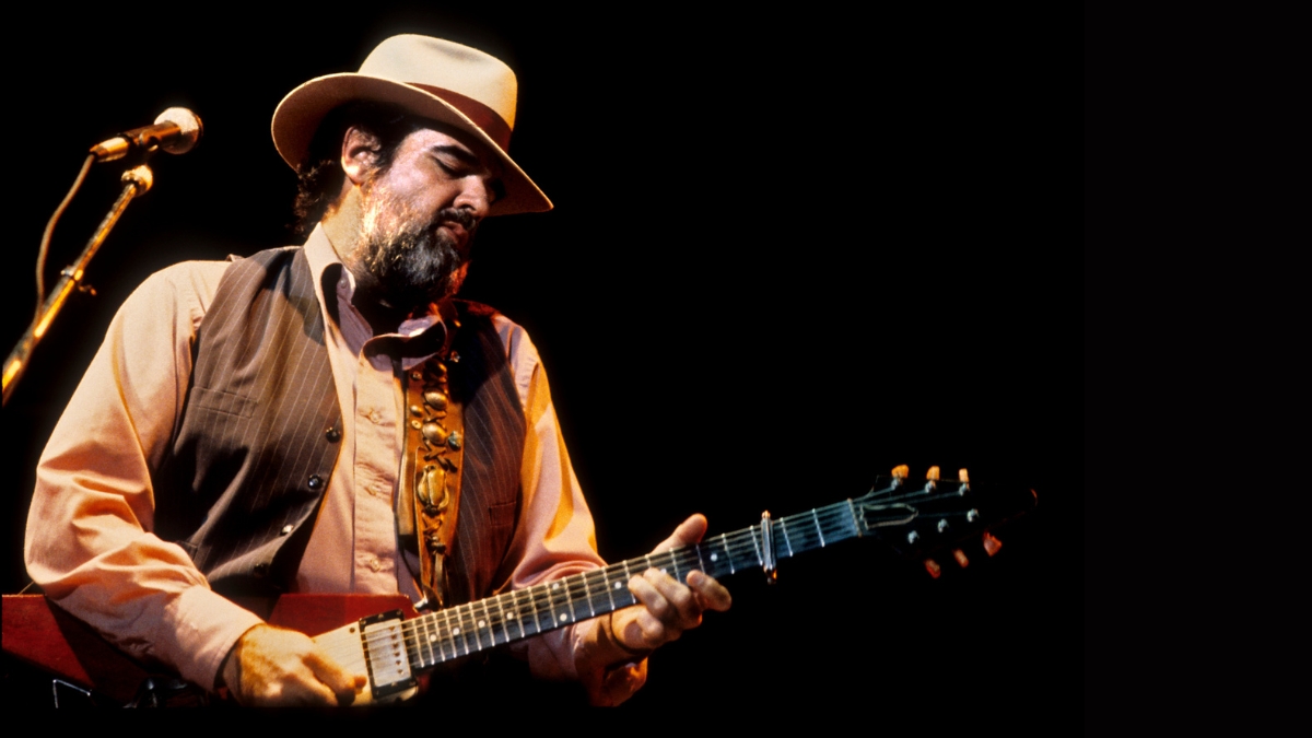Lonnie Mack performing at the Greek Theater in Berkeley on October 11, 1985
