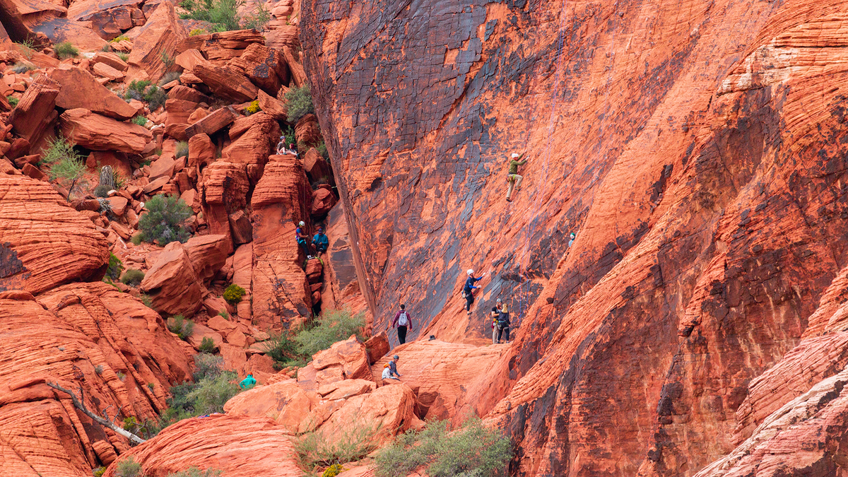 Red Rock climbers