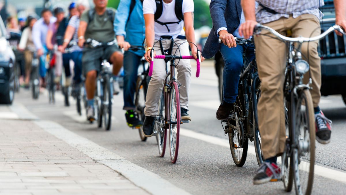 How can I cycle to work without sweating?