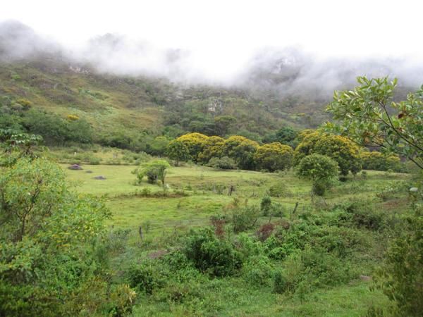 The scenery was breathtaking, despite the bad weather.