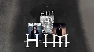 Him art card, magazine cover and t-shirt