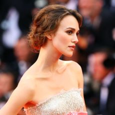 Keira Knightley on the red carpet at the 64th Venice Film Festival