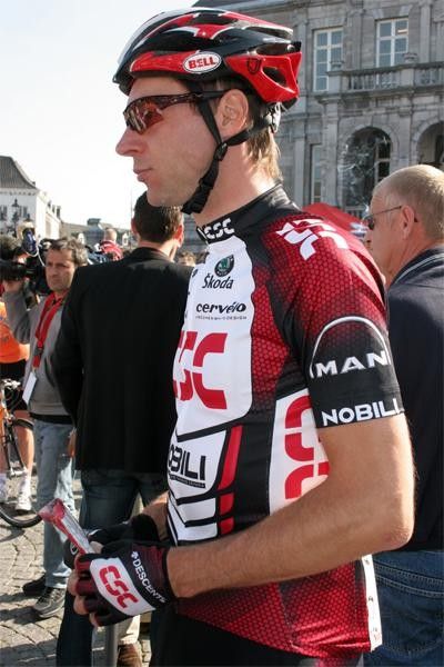 CSC's ever-aggressive Jens Voigt said he'd try to sniff out a good move today.