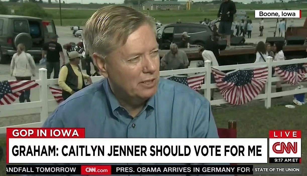 Lindsey Graham welcomes Caitlyn Jenner to the Republican Party