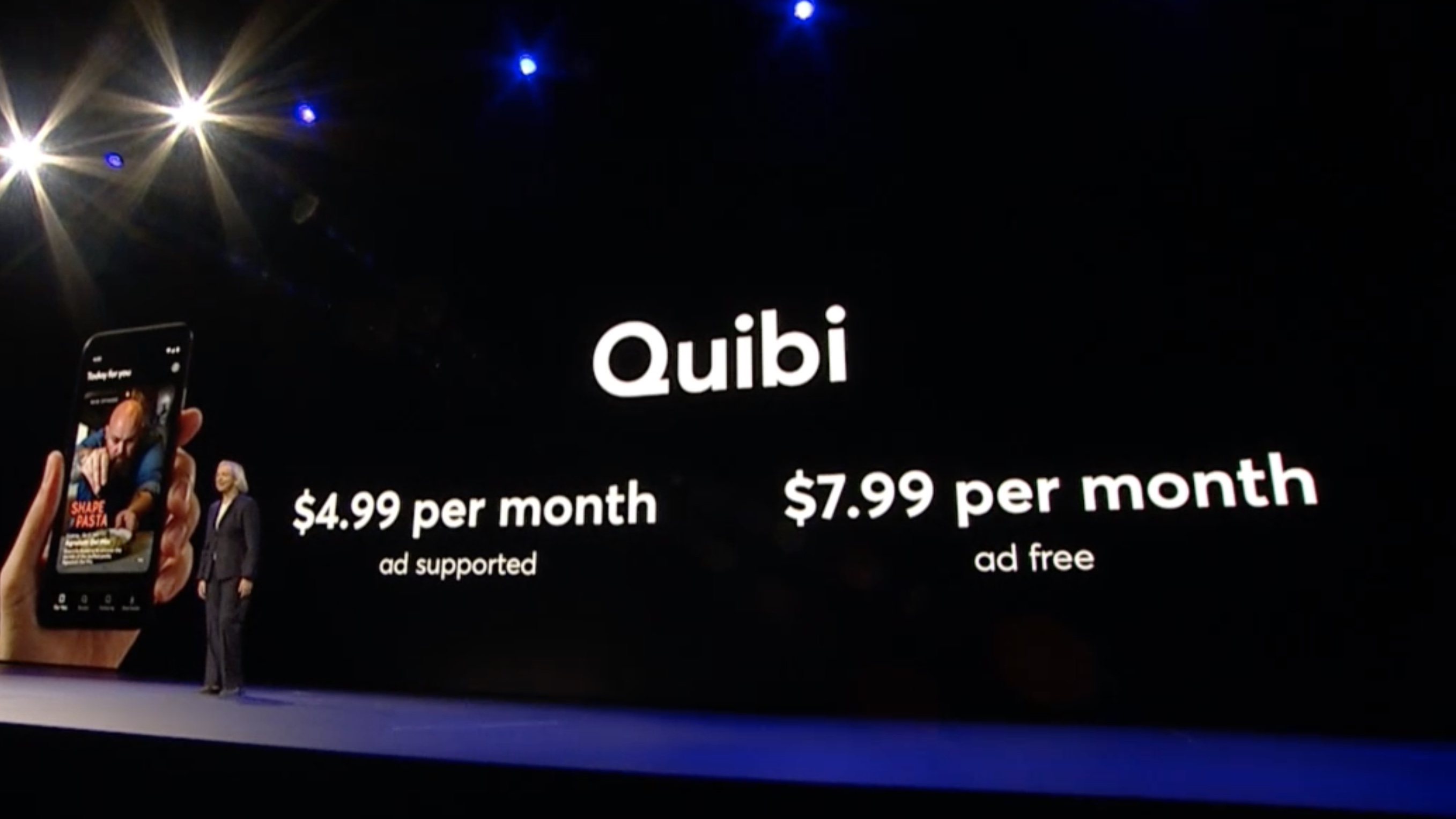 Quibi CES keynote