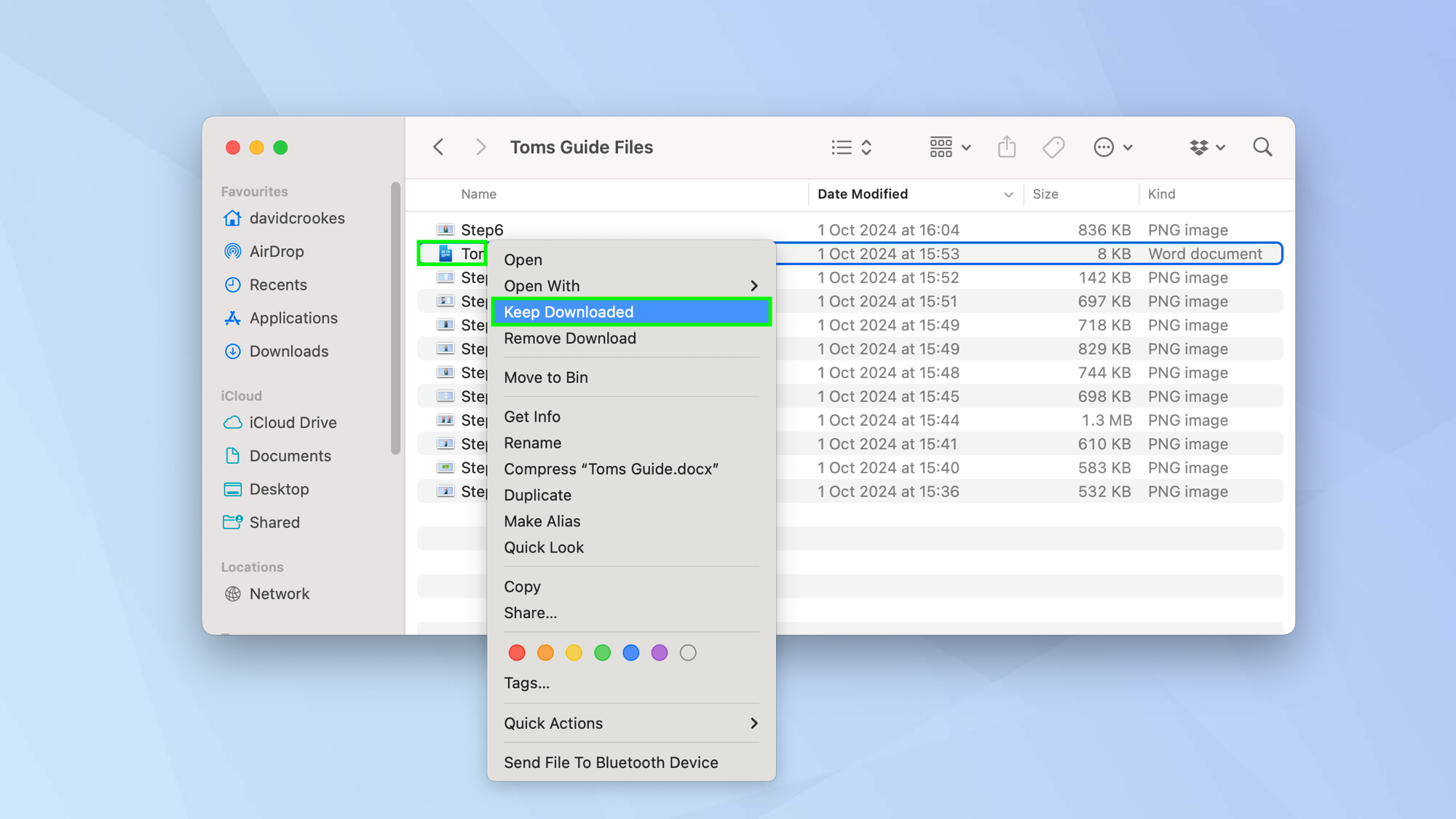 How to Save iCloud Drive Files Downloaded to Your Mac