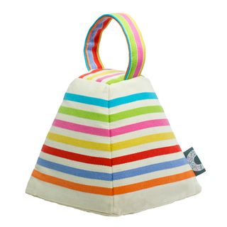 beach stripe with doorstop and striped