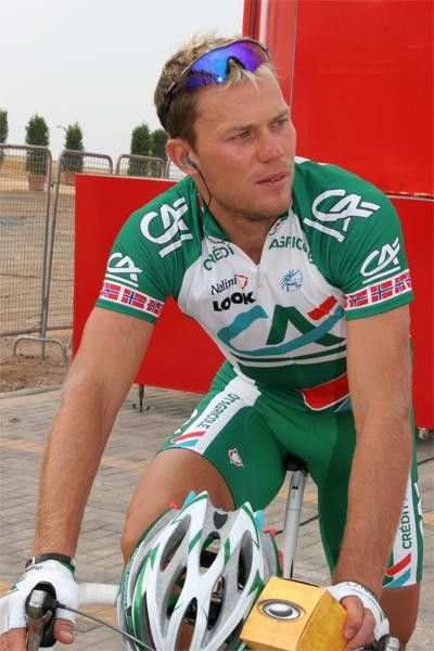 He topped the podium twice in the Tour and now Thor Hushovd (Credit Agricole) is looking for a stage success here.
