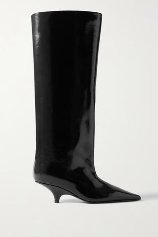 Toteme patent-leather knee boots