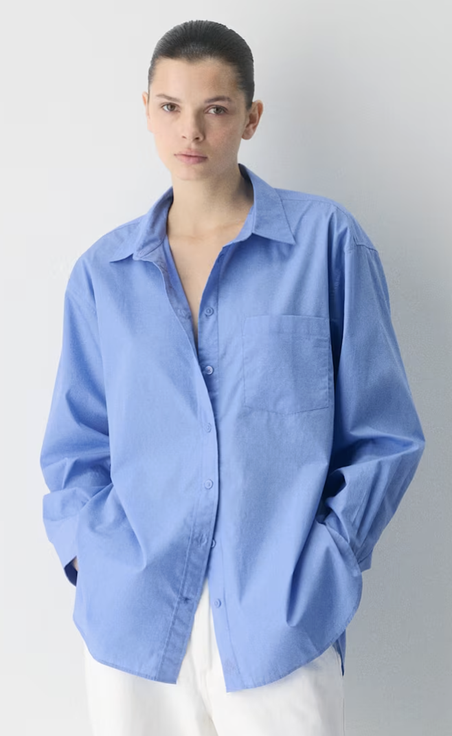 Babaton, Outro Oversized Poplin Shirt