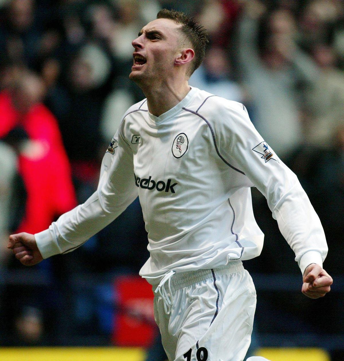 Bolton Wanderers’ Nicky Hunt celebrates