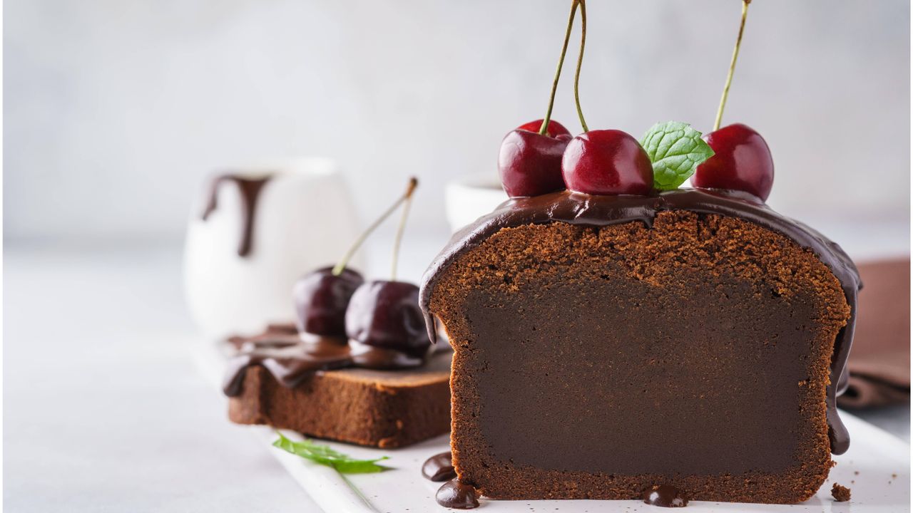 black forest loaf cake