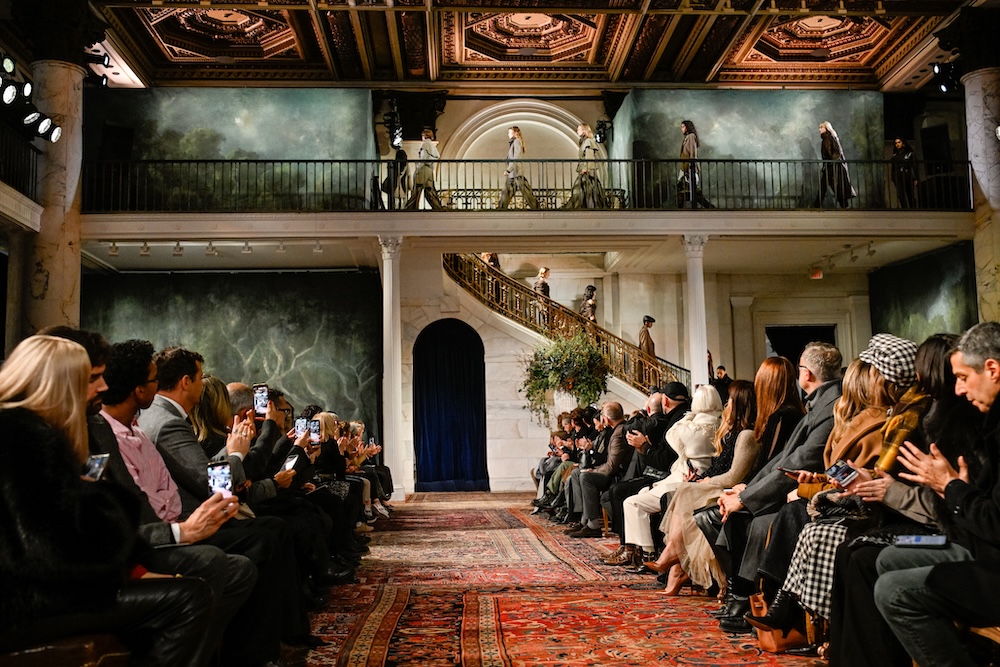 a view of the Ralph lauren fall 2026 fashion show