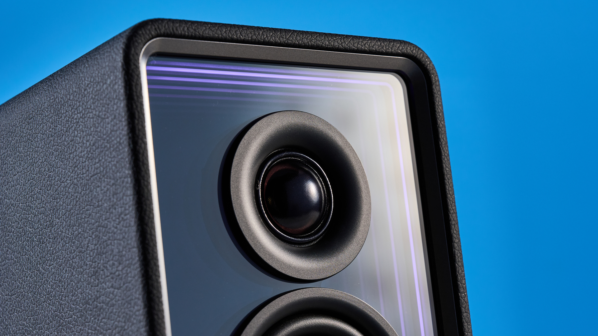 A pair of Edifier QR65 gaming speakers in black