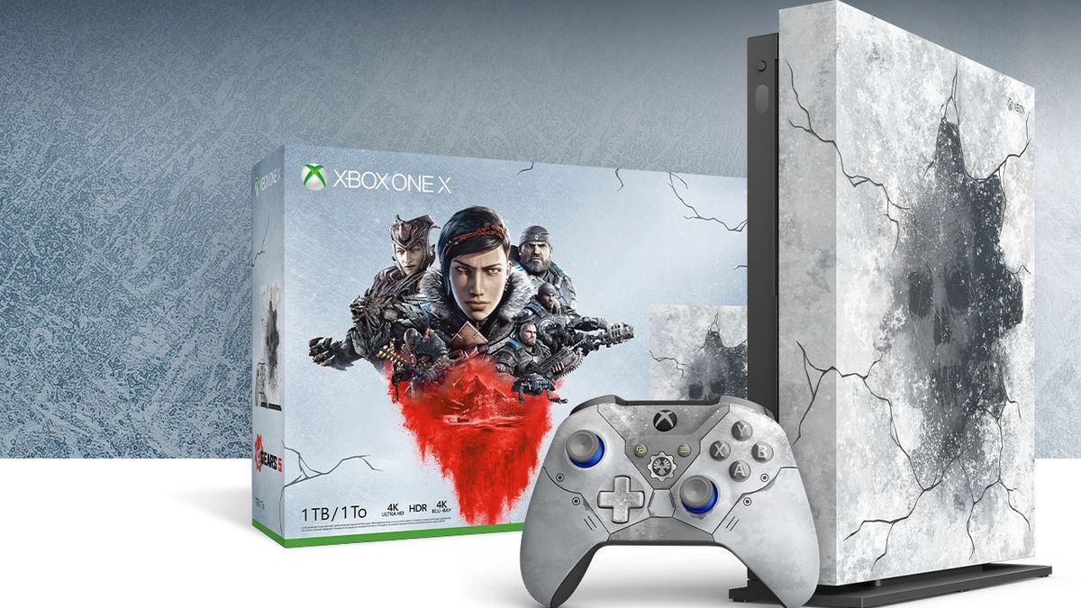 New Gears 5 swag includes an icy Xbox One X and the first wireless