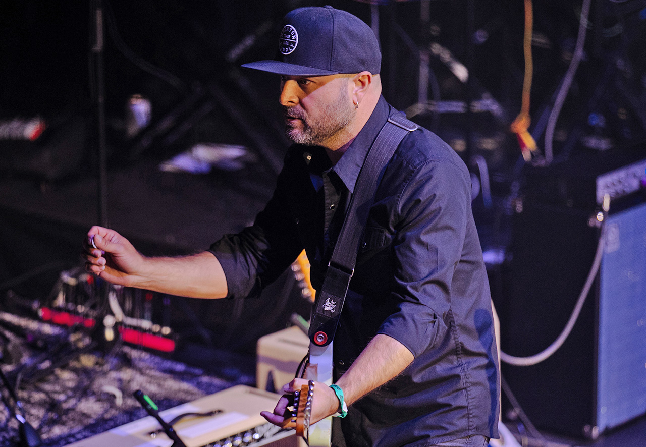 Guthrie Trapp performs during Kris Myers&#039; Slay Ride: String The Halls Weekend Ending Celebration at Brooklyn Bowl Nashville on December 19, 2021 in Nashville, Tennessee.