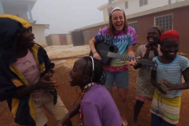 Peavey Composite Acoustics and Raincatchers Bring Guitars to Haiti