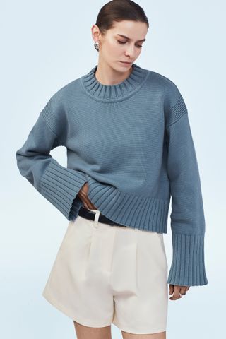 Boxy Crewneck Sweater