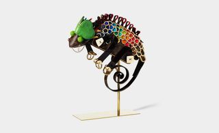Chameleon sculpture