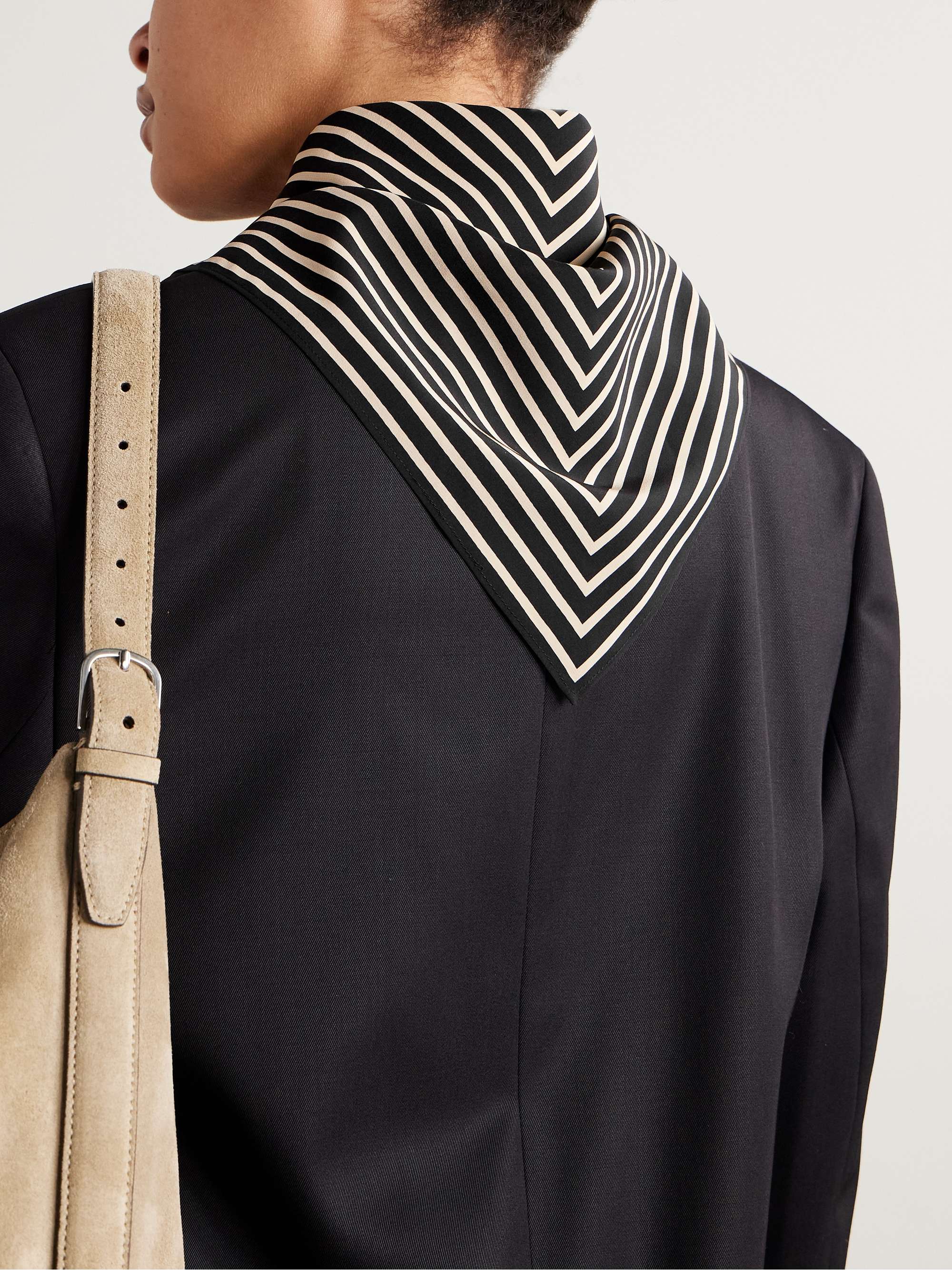 Printed Silk Crepe De Chine Scarf