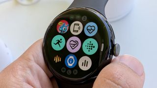 The new app drawer on Wear OS 6 on the Pixel Watch 3