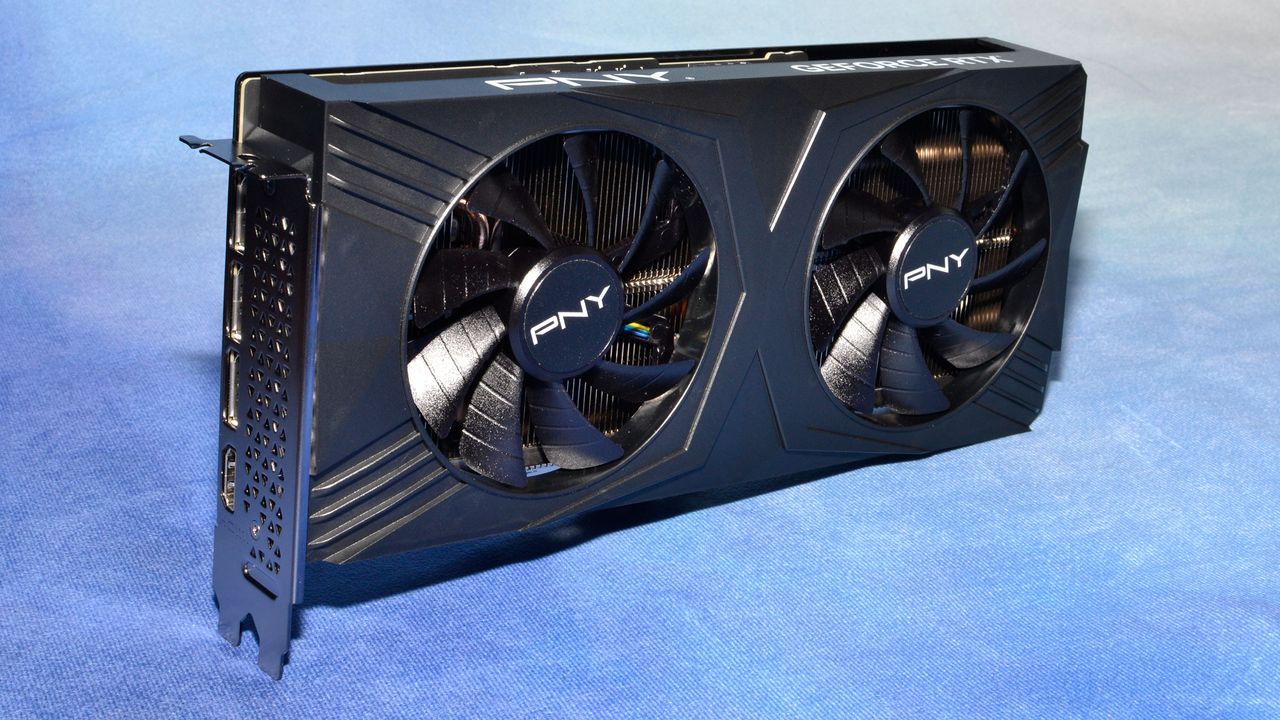 PNY RTX 4070 card photos and unboxing