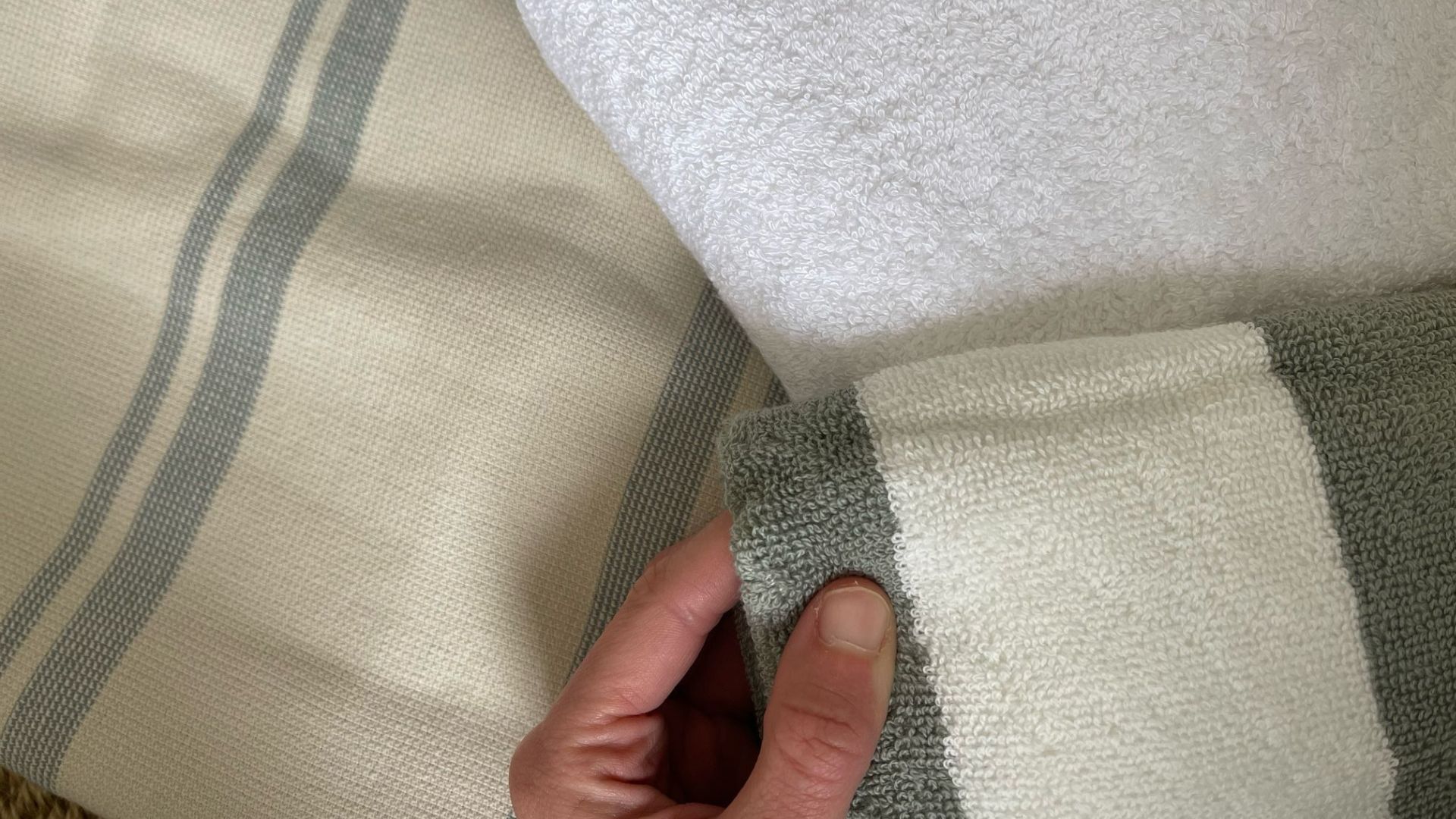 Textures of the best bath towels
