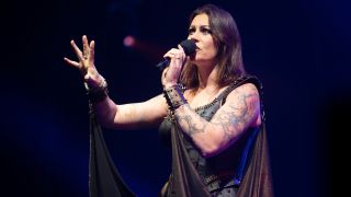 Floor Jansen of Nightwish onstage in 2022
