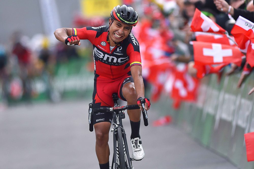 Darwin Atapuma (BMC Racing) wins stage 5 at the Tour de Suisse