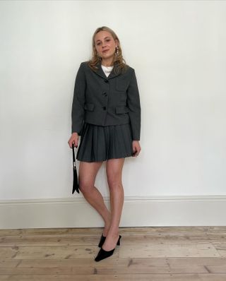 mango skirt suit