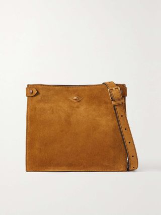 Stowaway Suede Shoulder Bag