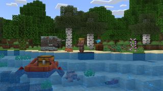 Screenshot of Minecraft.