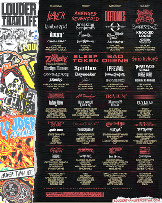 Louder Than Life poster 2025