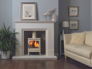 best woodburning stove in white from ACR heat products