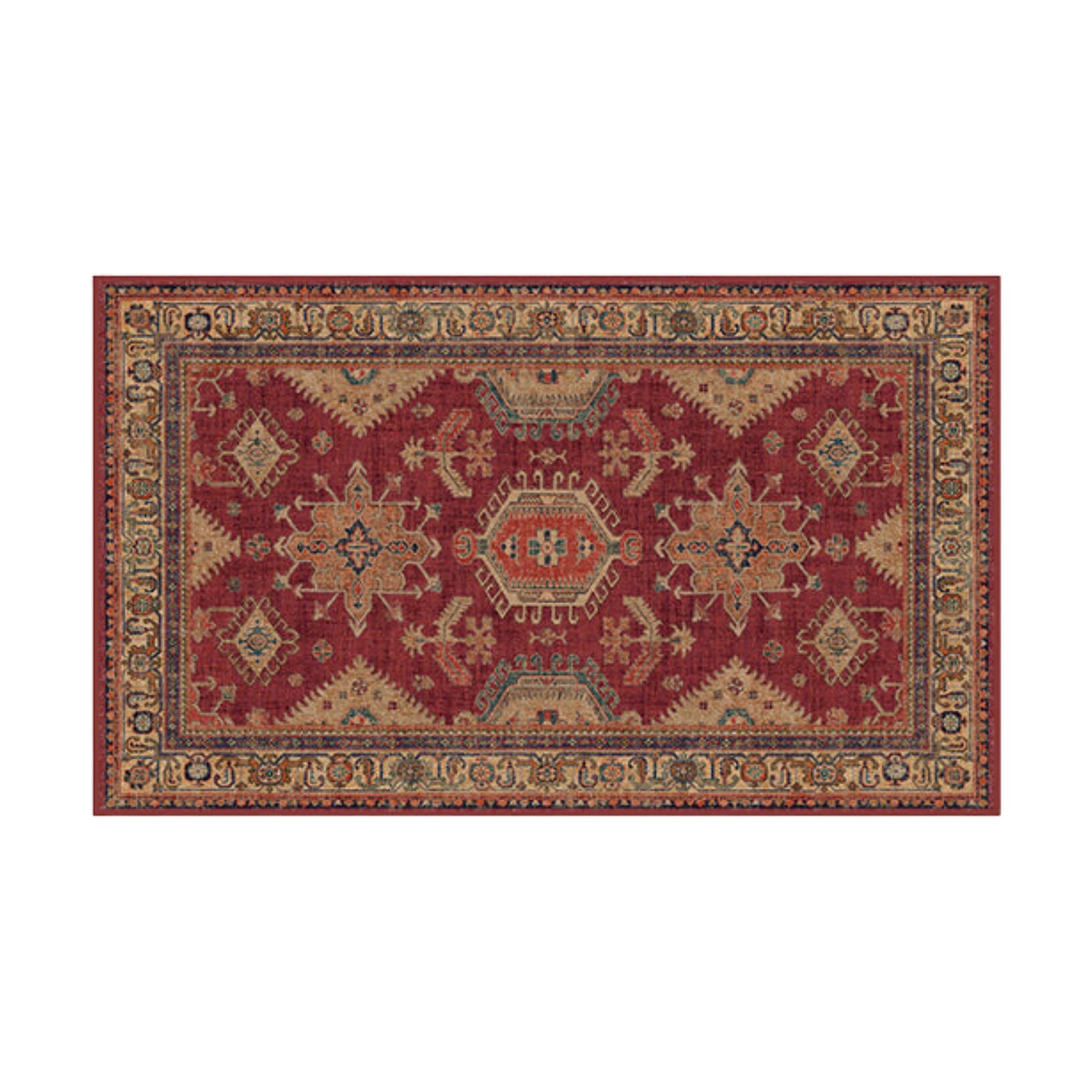 Karpet bermotif merah dari Ruggable