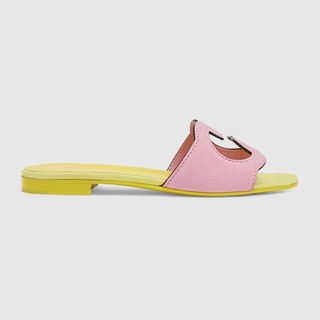 Women's Interlocking G Cut-Out Sandal